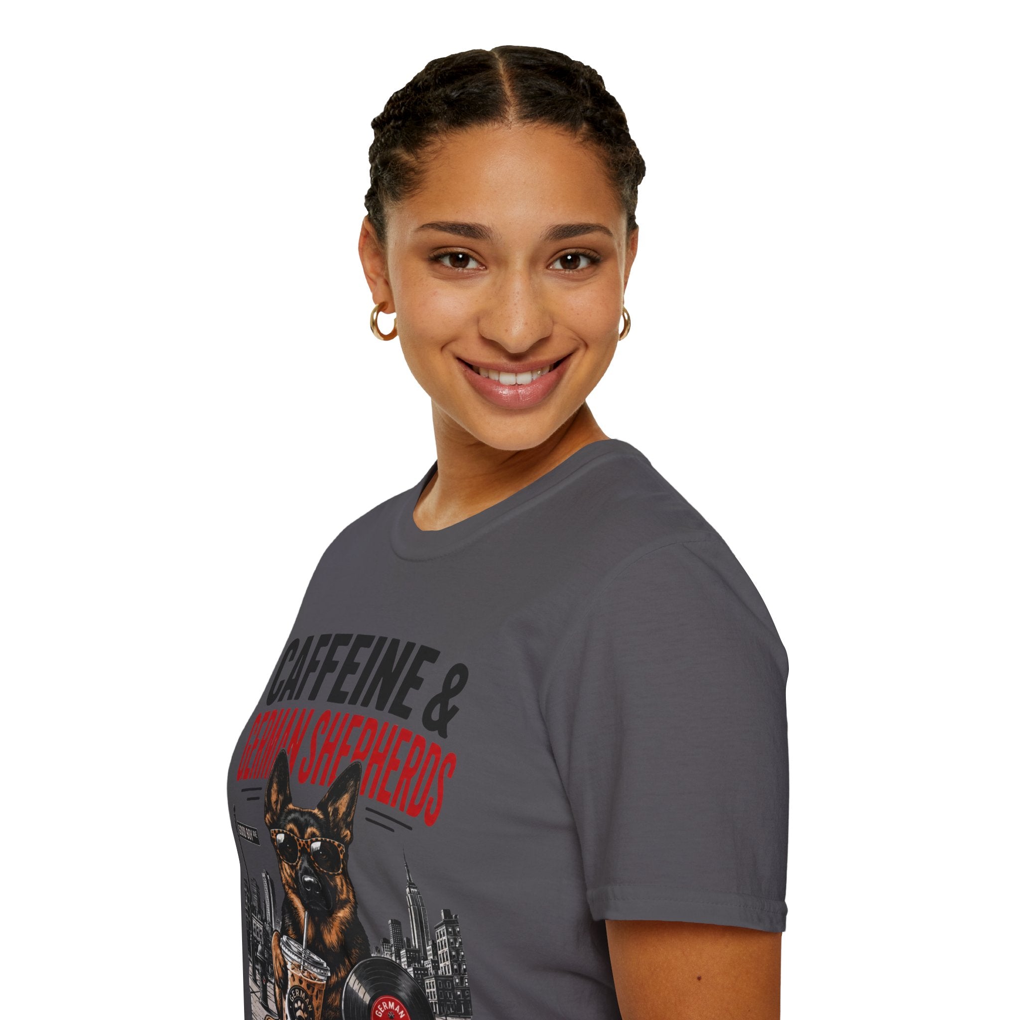 Copy of Unisex Softstyle German Shephed Caffeine Fuel T-Shirt