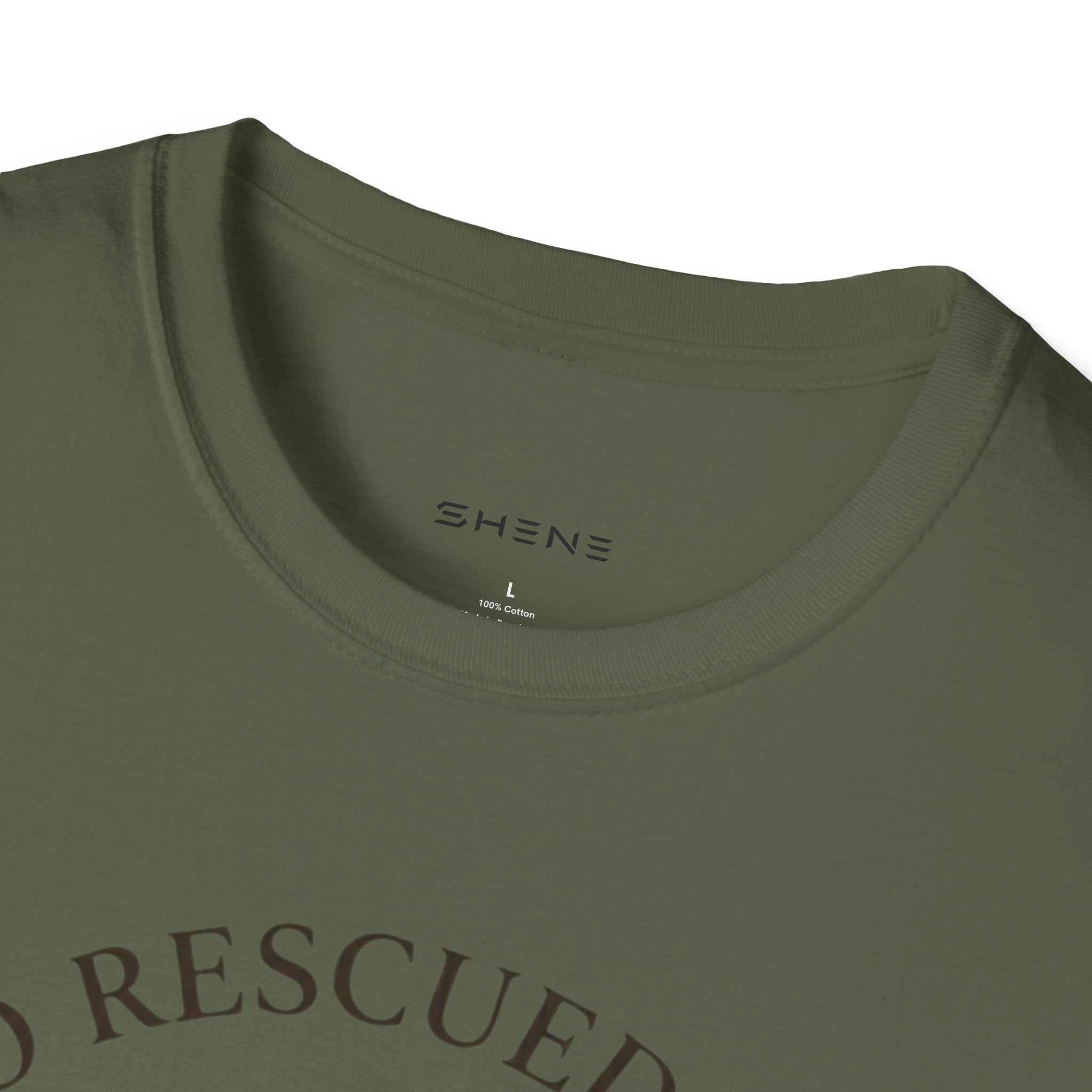 Copy of Copy of Unisex Softstyle Who Rescued Who T-Shirt