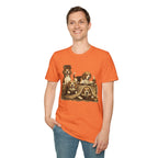 Copy of Copy of Copy of Copy of Unisex Softstyle Beegal Library Four Dog T-Shirt