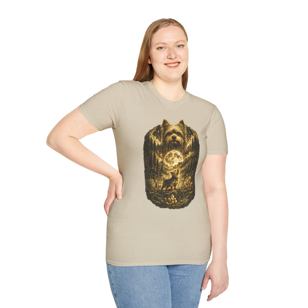 Copy of Unisex Softstyle shit su with moon T-Shirt