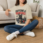 Unisex Softstyle French Bulldog Caffeine Fuel T-Shirt
