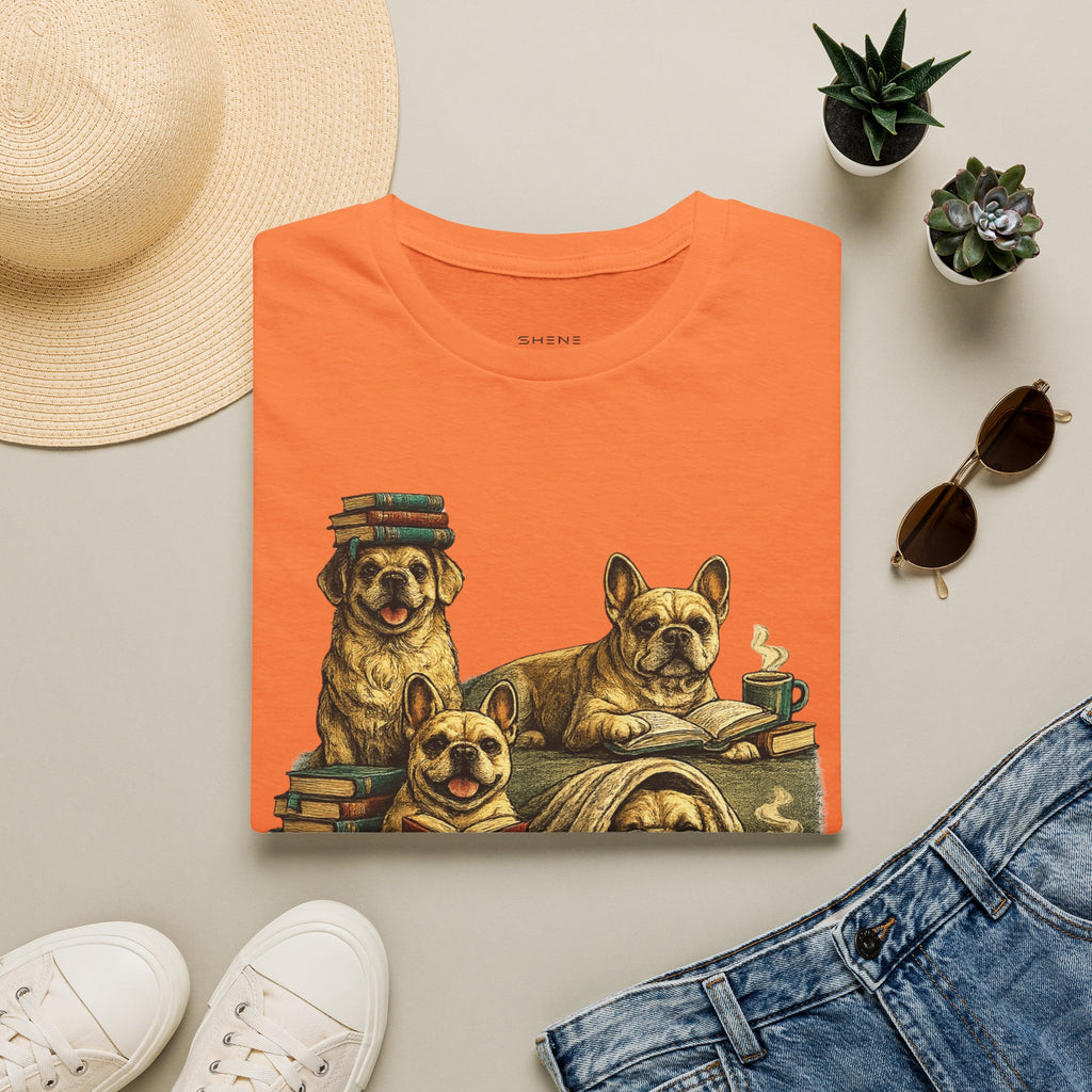 Copy of Unisex Softstyle French Dog Library T-Shirt