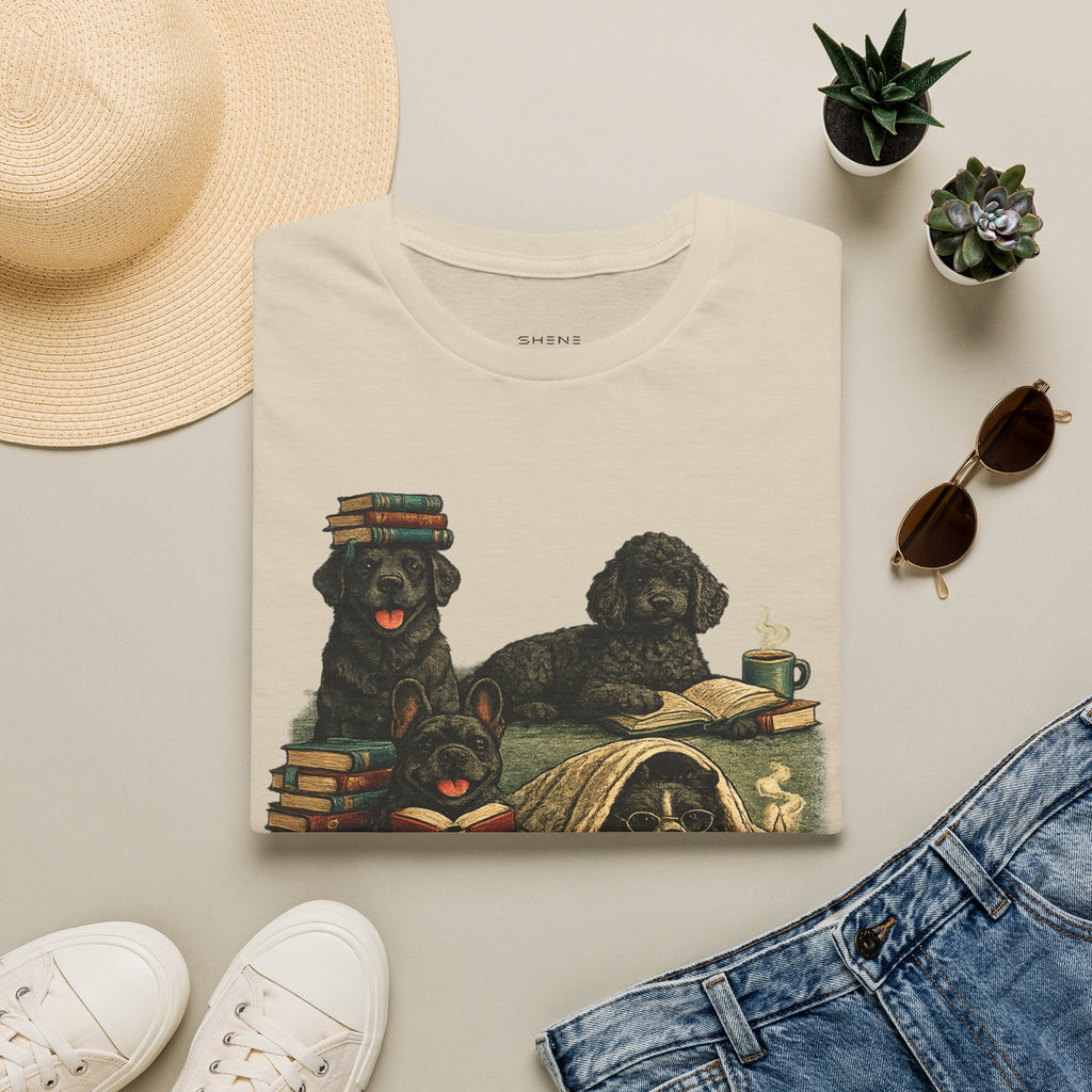 Copy of Unisex Softstyle Black Dog Library T-Shirt