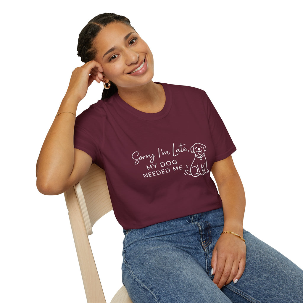 Copy of Copy of Unisex Softstyle Sorry i'm Late T-Shirt