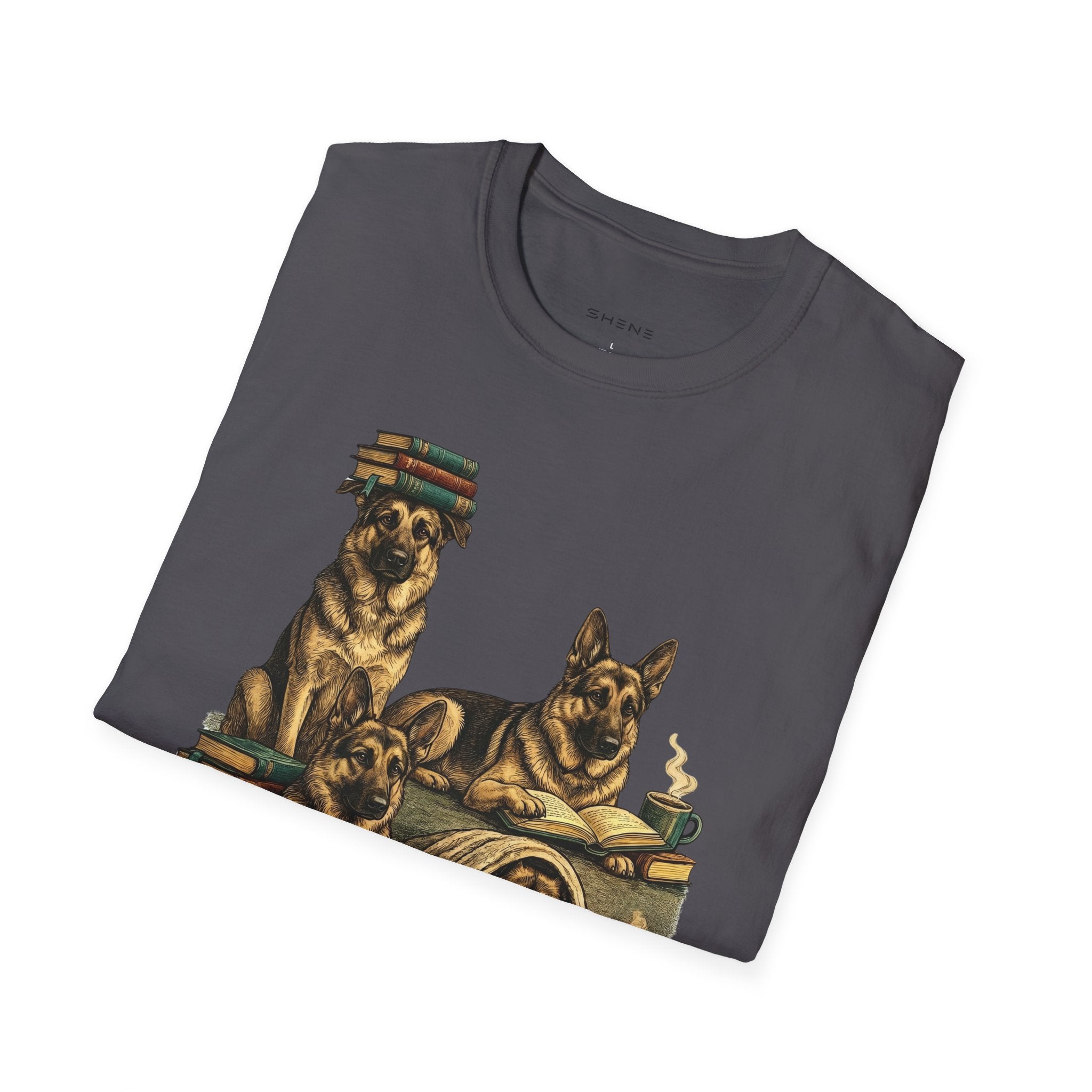 Copy of Unisex Softstyle German Shepherd Library T-Shirt