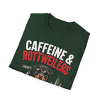 Unisex Softstyle Rottweiler Caffeine Fuel  T-Shirt