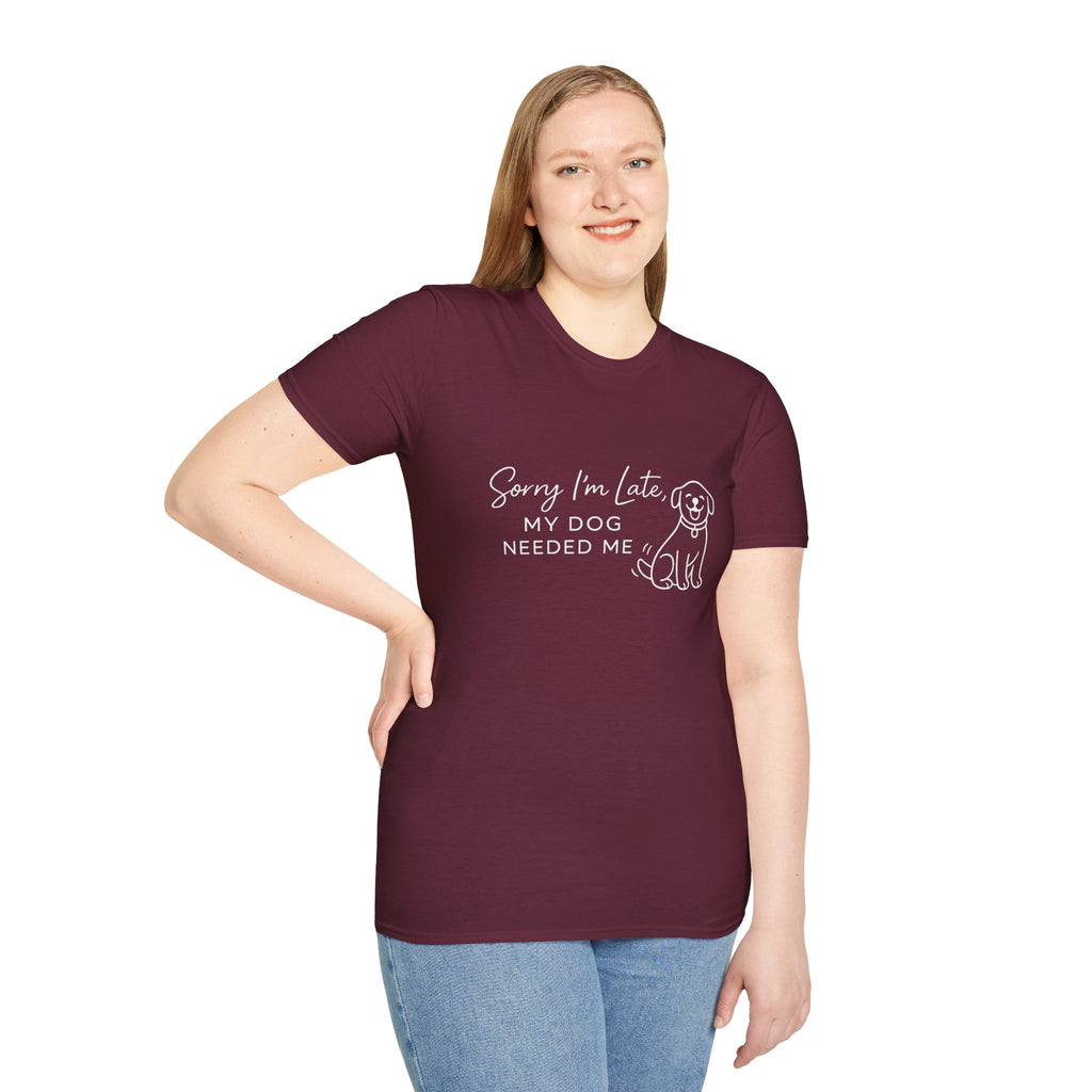 Copy of Copy of Unisex Softstyle Sorry i'm Late T-Shirt