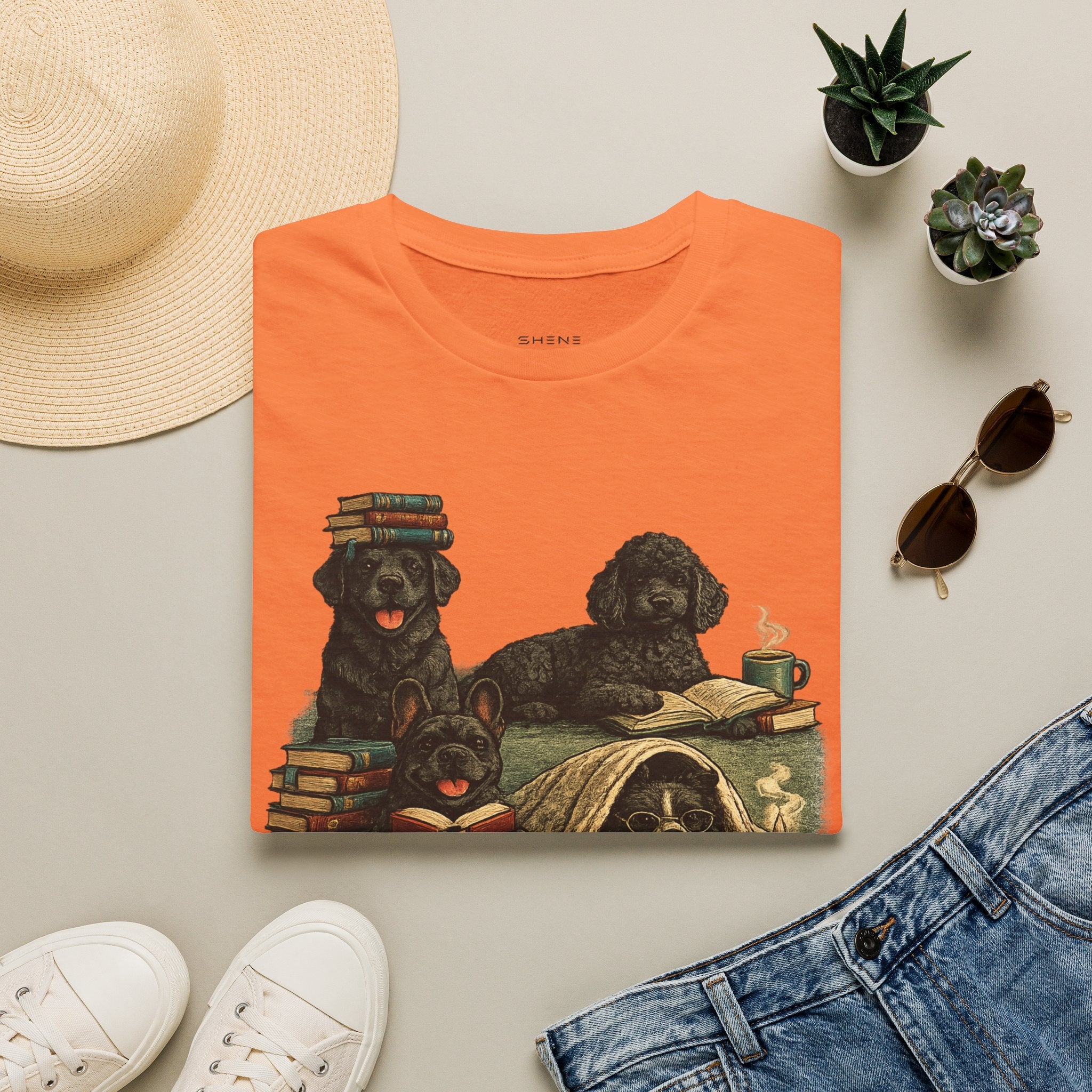 Copy of Unisex Softstyle Black Dog Library T-Shirt