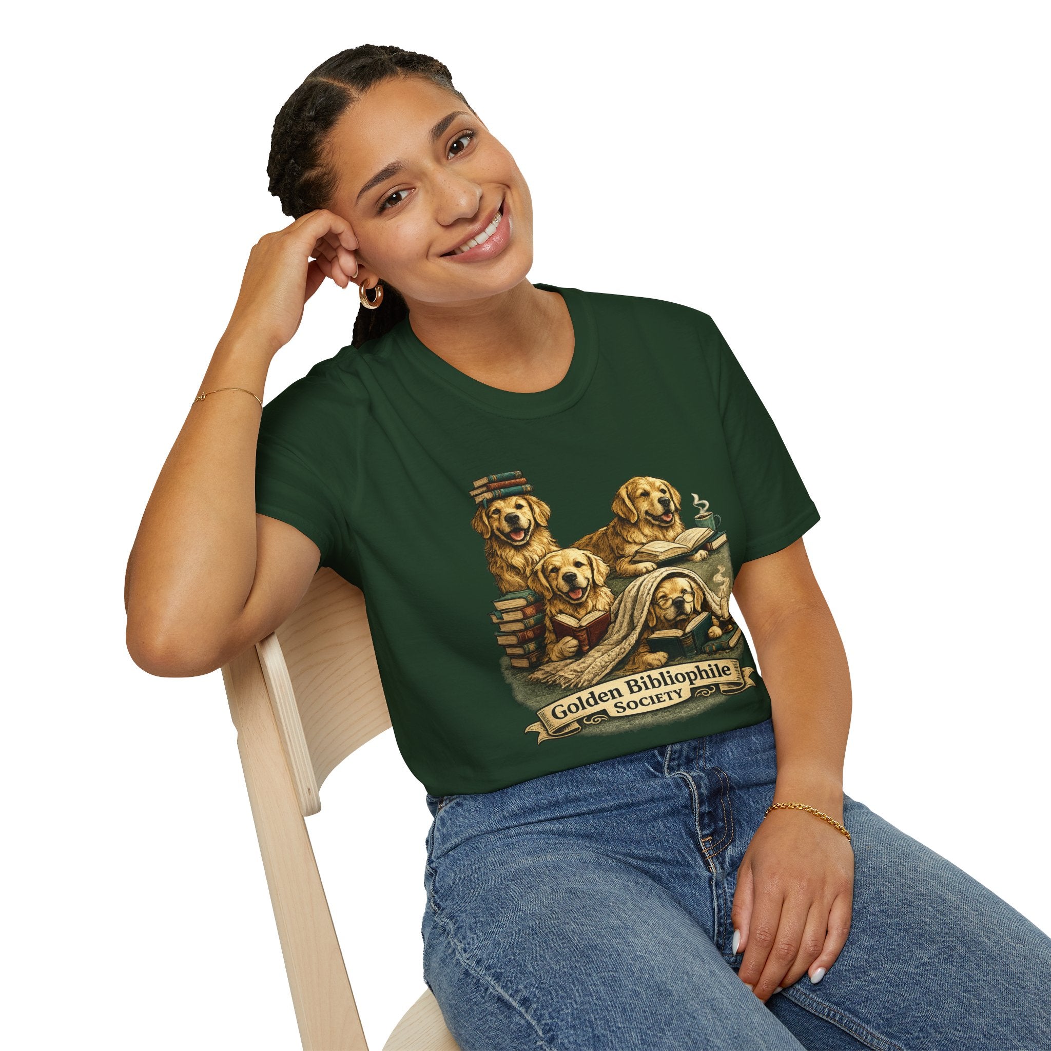Copy of Unisex Softstyle Golden retriever Society  T-Shirt