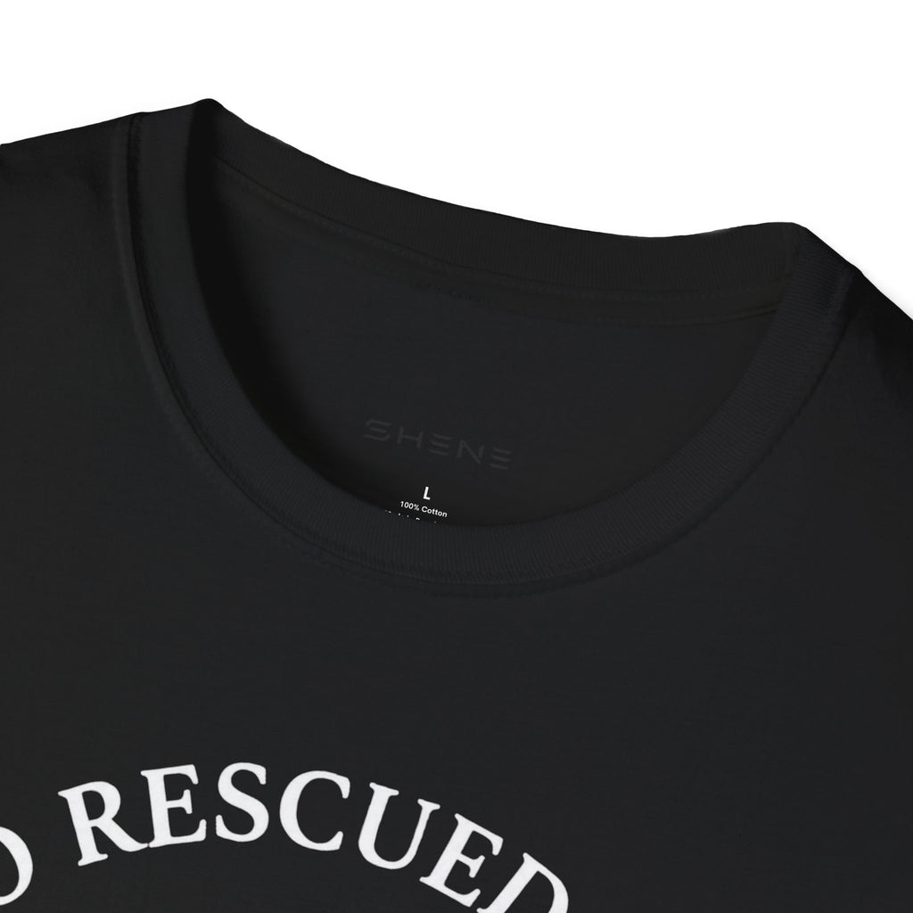 Copy of Copy of Unisex Softstyle Who Rescued Who T-Shirt