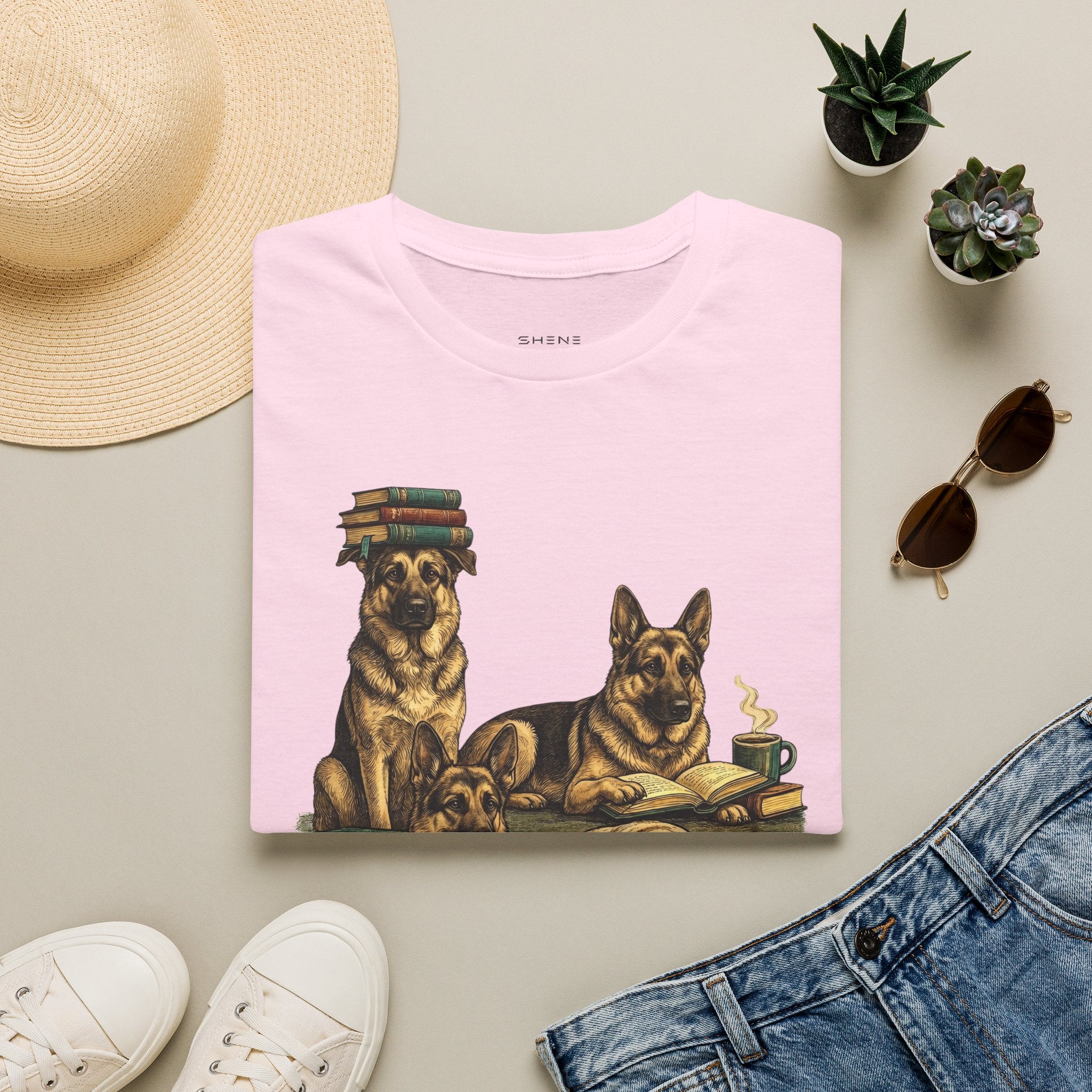 Copy of Unisex Softstyle German Shepherd Library T-Shirt