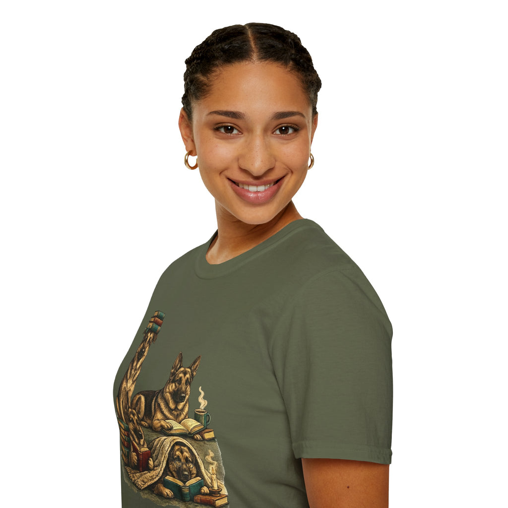 Copy of Unisex Softstyle German Shepherd Library T-Shirt