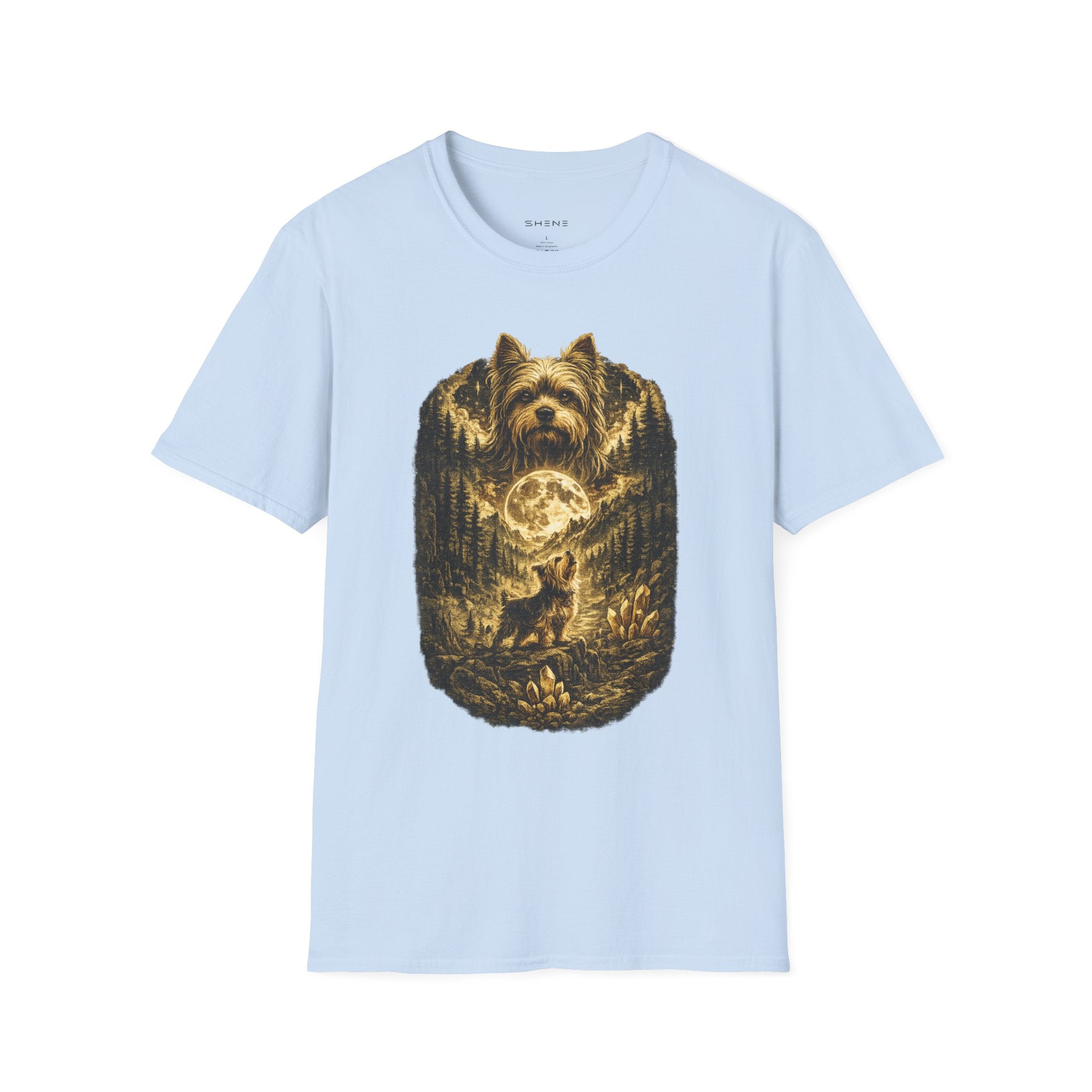 Copy of Unisex Softstyle shit su with moon T-Shirt