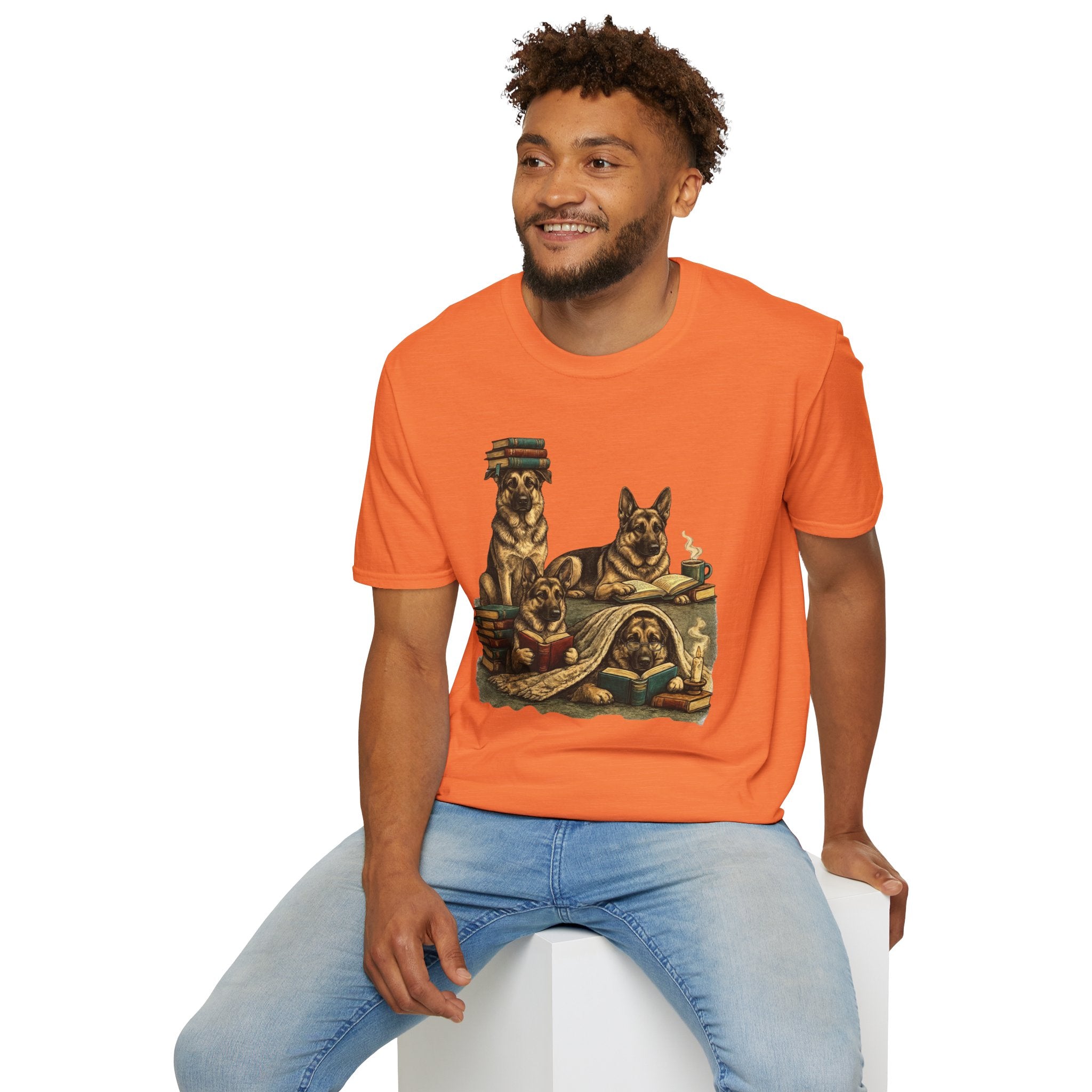 Copy of Unisex Softstyle German Shepherd Library T-Shirt