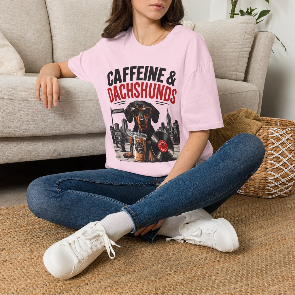 Unisex Softstyle Dachshund Caffeine Fuel T-Shirt