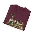 Copy of Copy of Copy of Copy of Unisex Softstyle r Pointer Library Four Dog T-Shirt