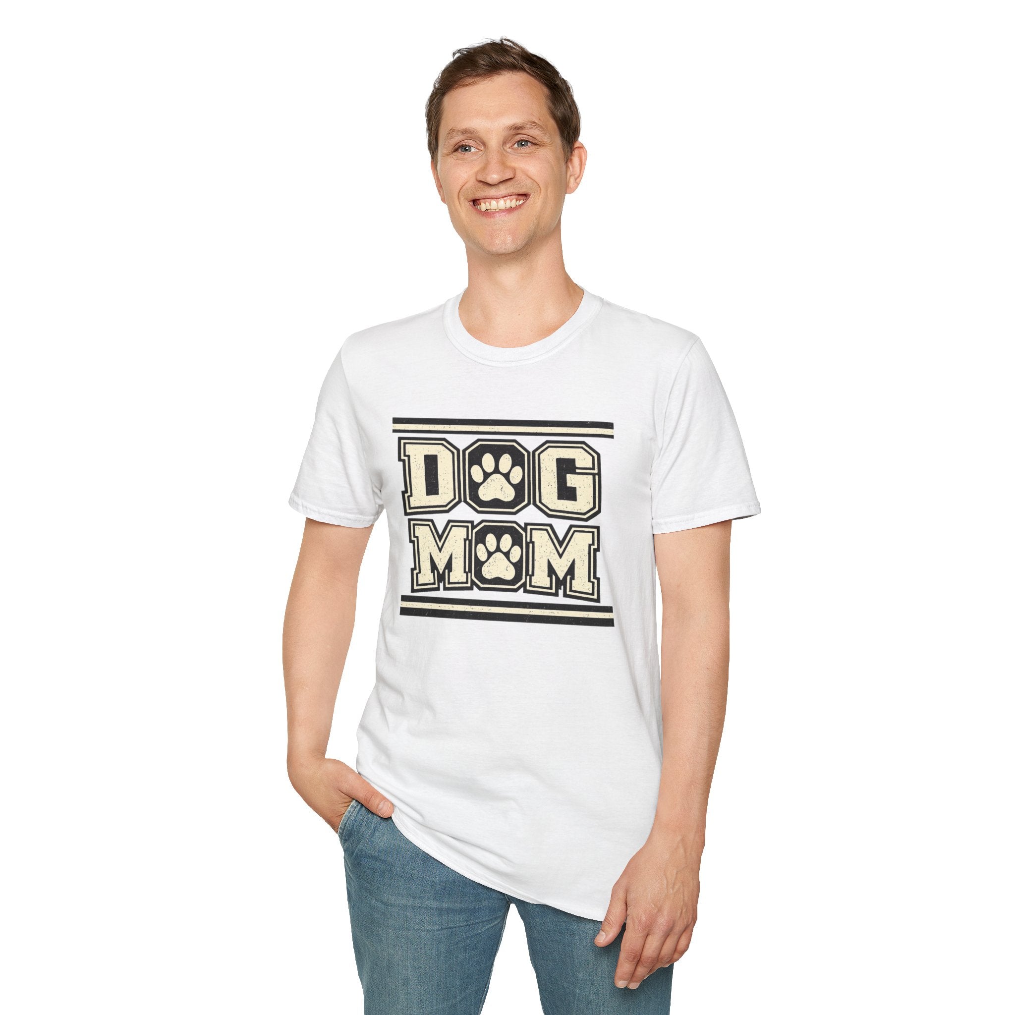 Copy of Copy of Unisex Softstyle Dog Mom T-Shirt