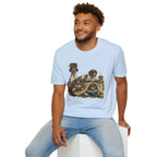 Copy of Copy of Copy of Copy of Unisex Softstyle r Pointer Library Four Dog T-Shirt