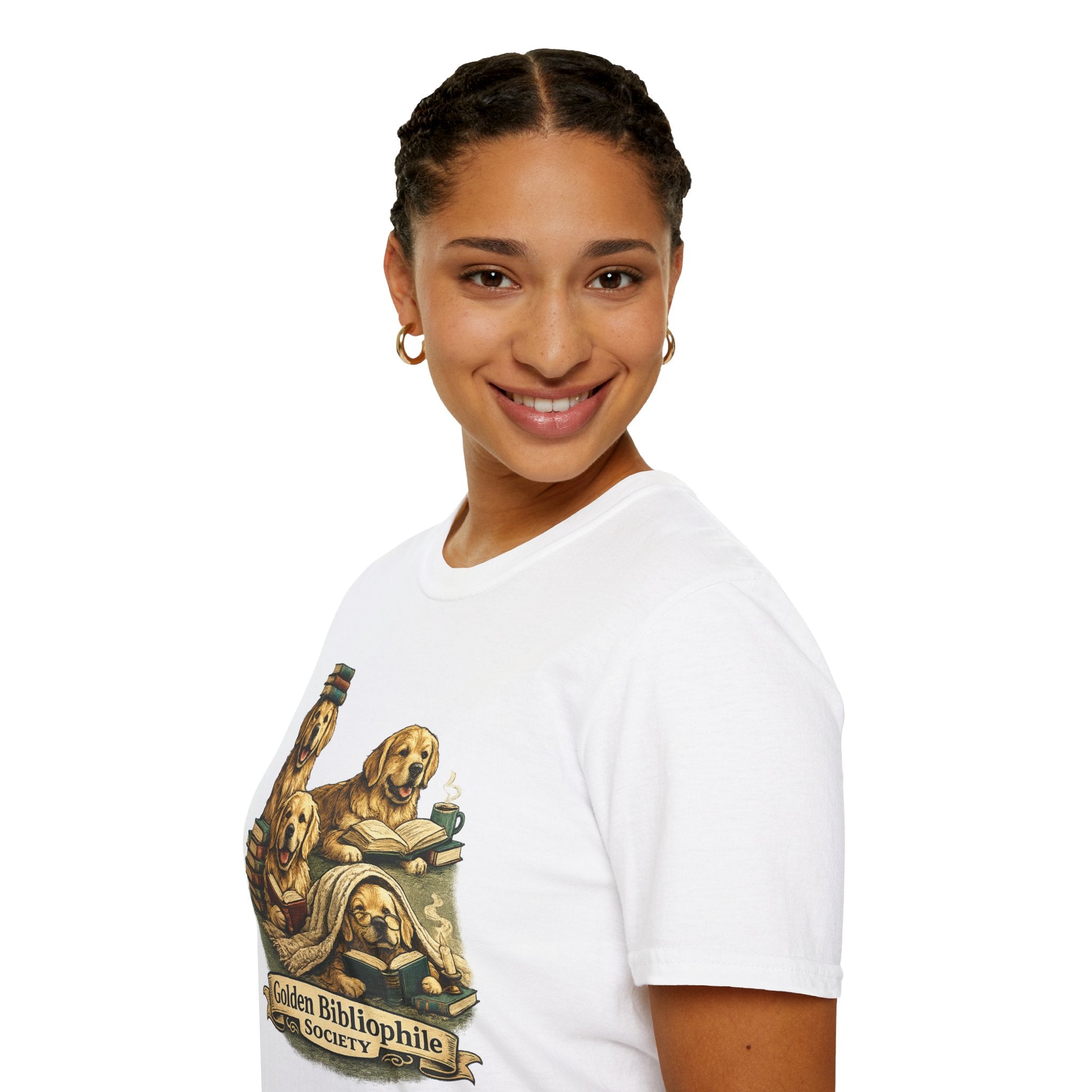 Copy of Unisex Softstyle Golden retriever Society  T-Shirt