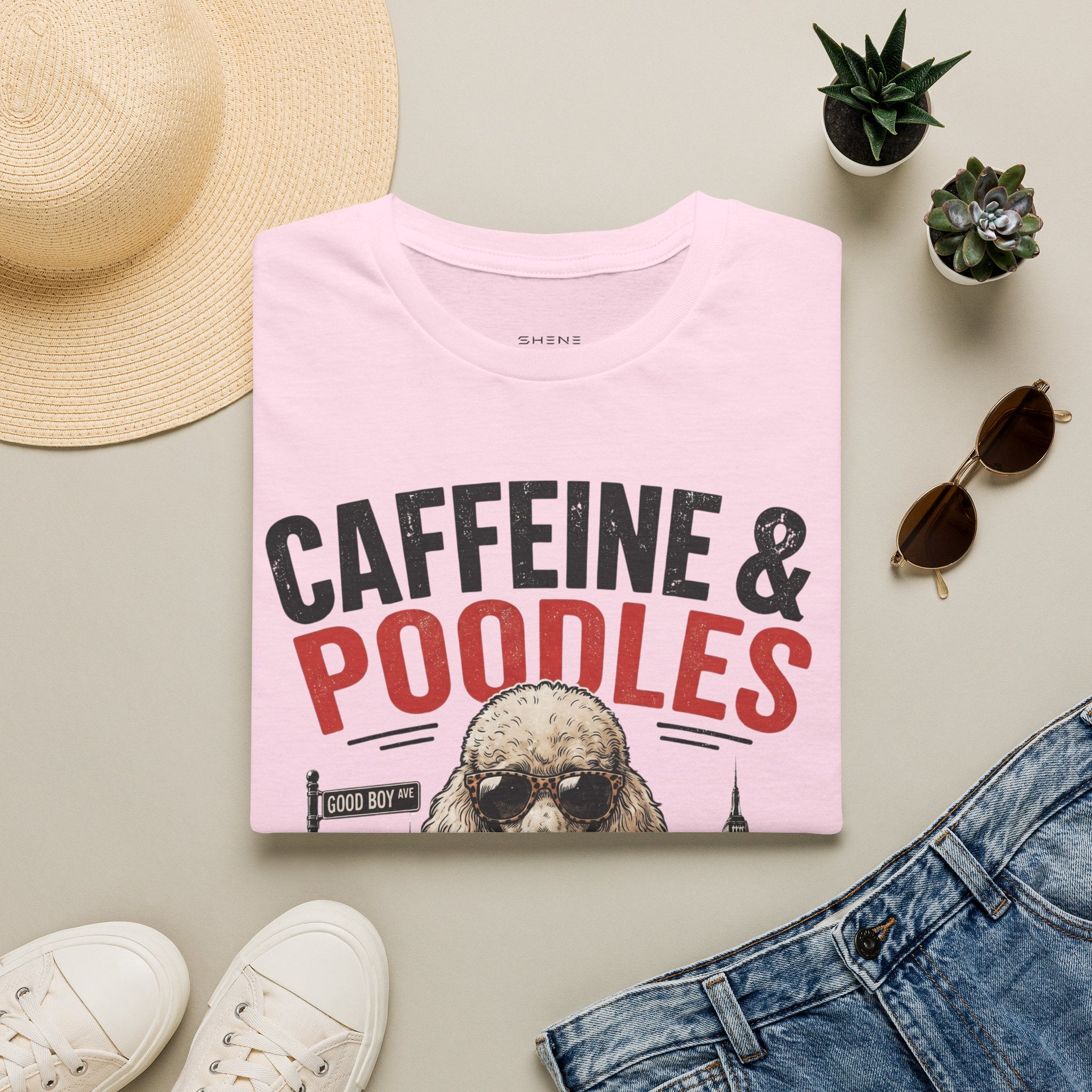 Unisex Softstyle Poodle T-Shirt