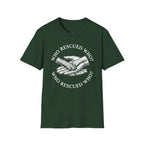 Copy of Copy of Unisex Softstyle Who Rescued Who T-Shirt