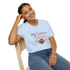 Copy of Unisex Softstyle My valentine has four leg T-Shirt