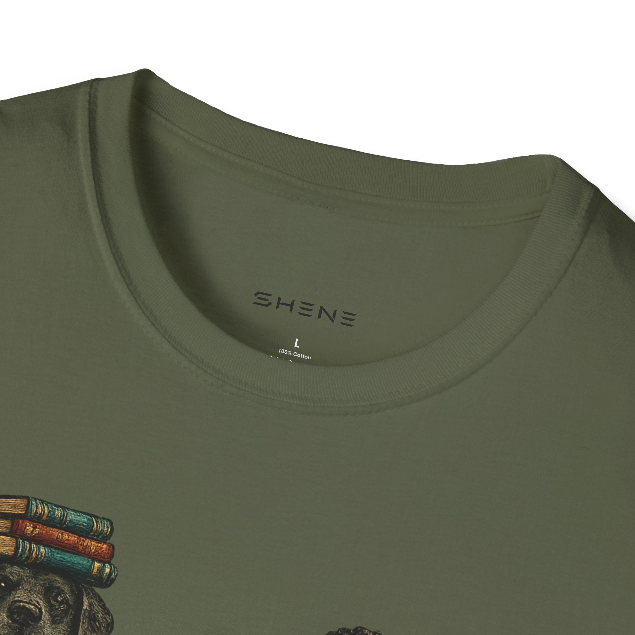 Copy of Unisex Softstyle Black Dog Library T-Shirt