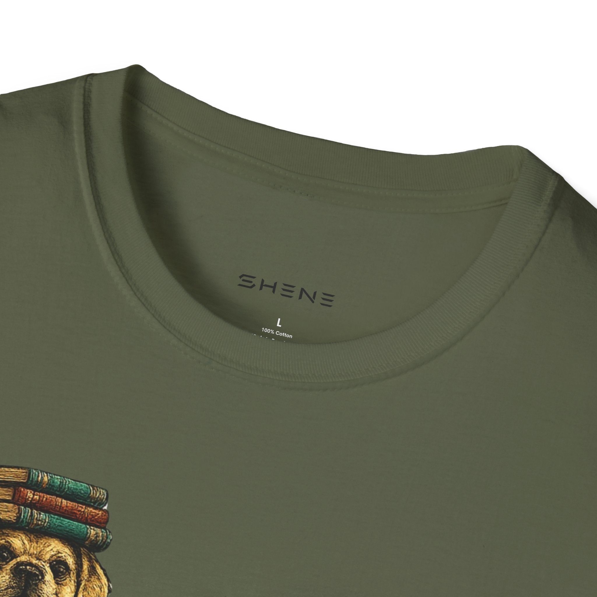 Copy of Unisex Softstyle French Dog Library T-Shirt