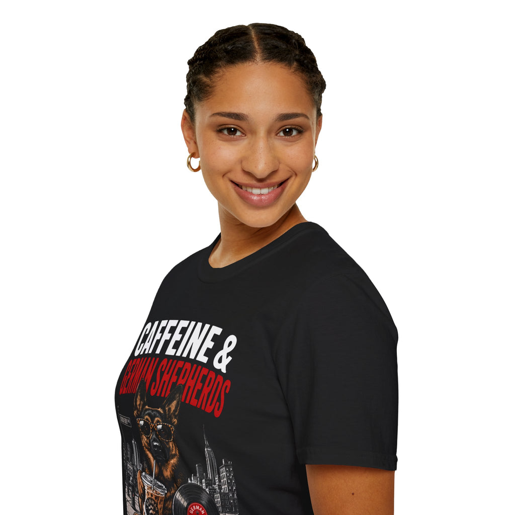 Copy of Unisex Softstyle German Shephed Caffeine Fuel T-Shirt