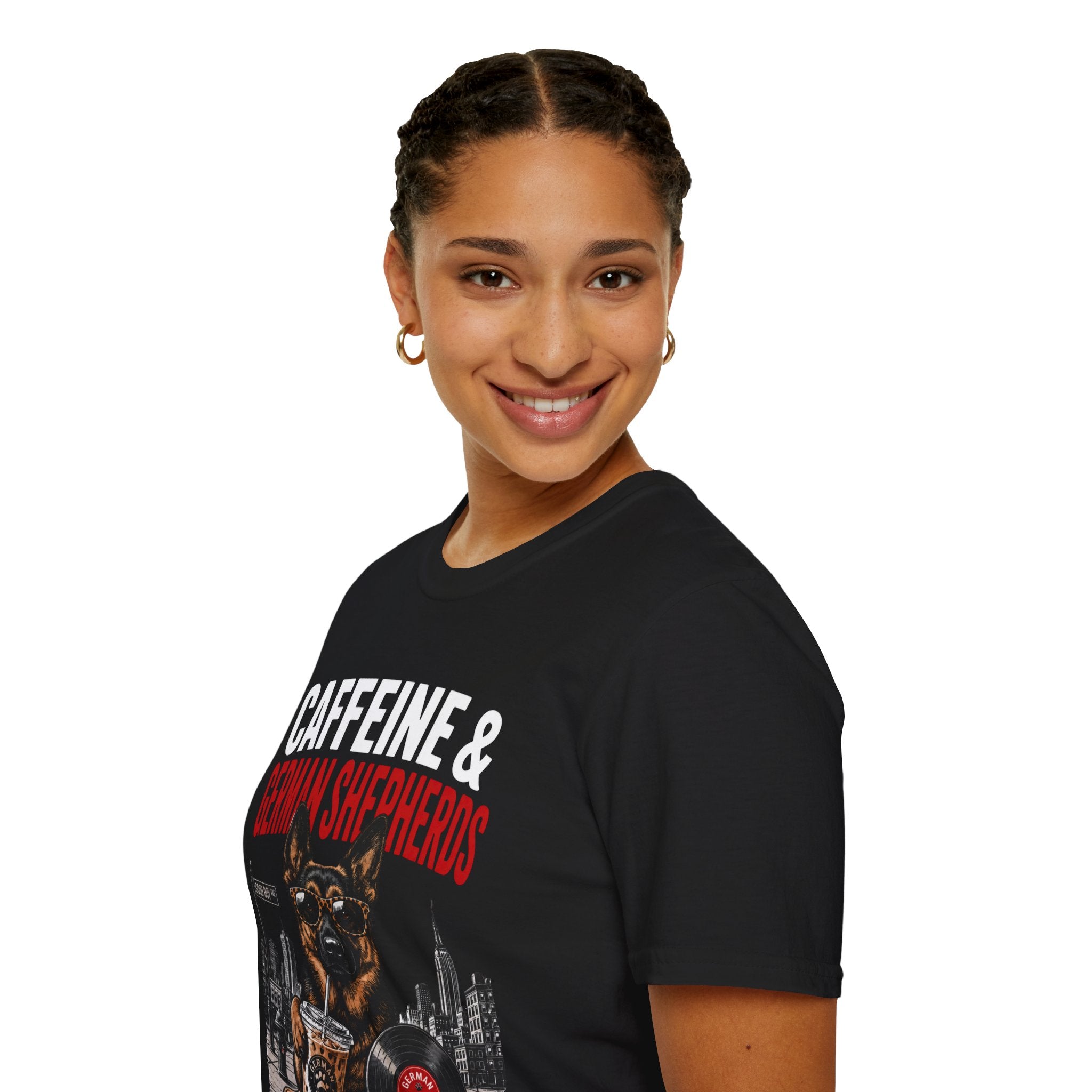 Copy of Unisex Softstyle German Shephed Caffeine Fuel T-Shirt