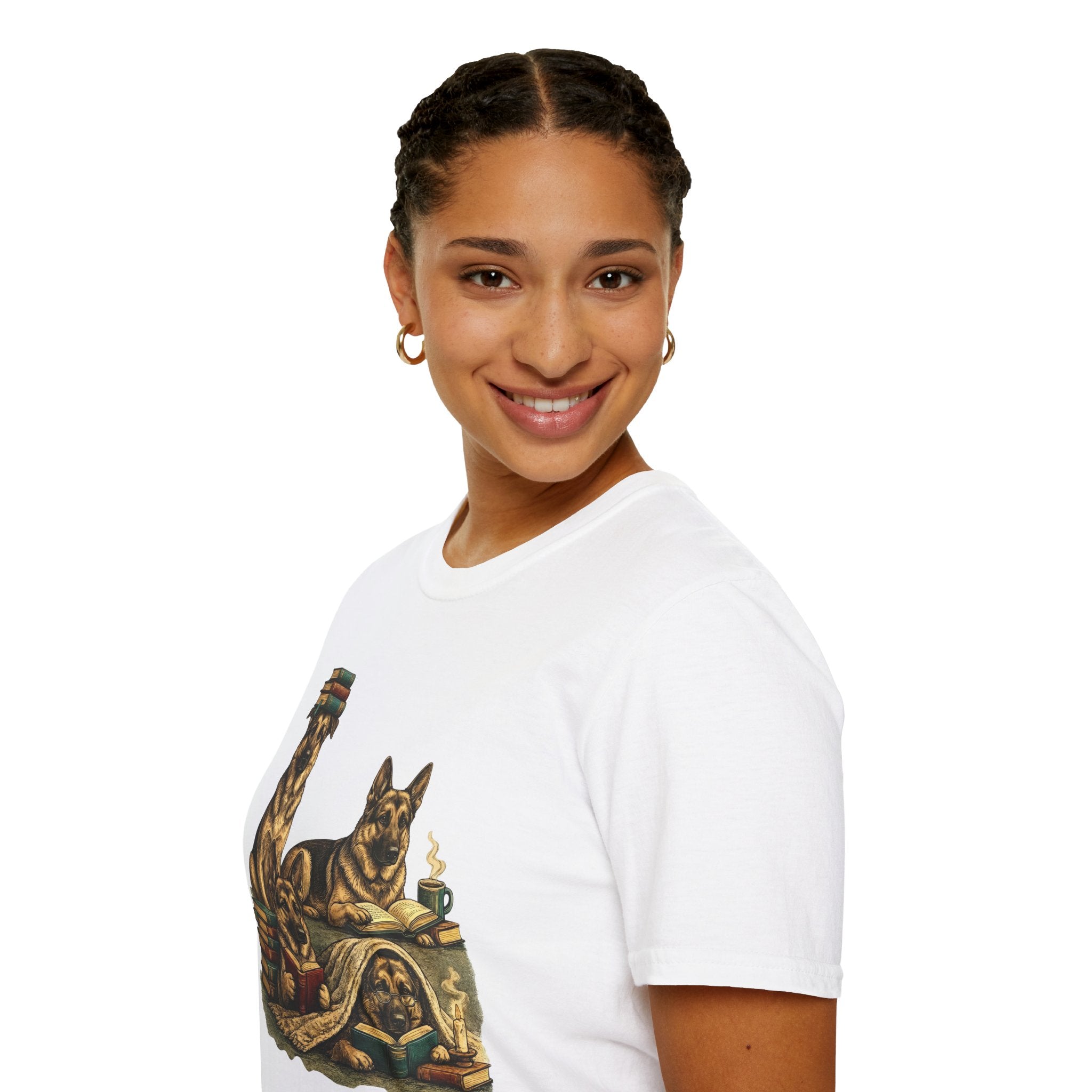 Copy of Unisex Softstyle German Shepherd Library T-Shirt