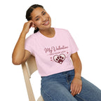 Copy of Unisex Softstyle My valentine has four leg T-Shirt