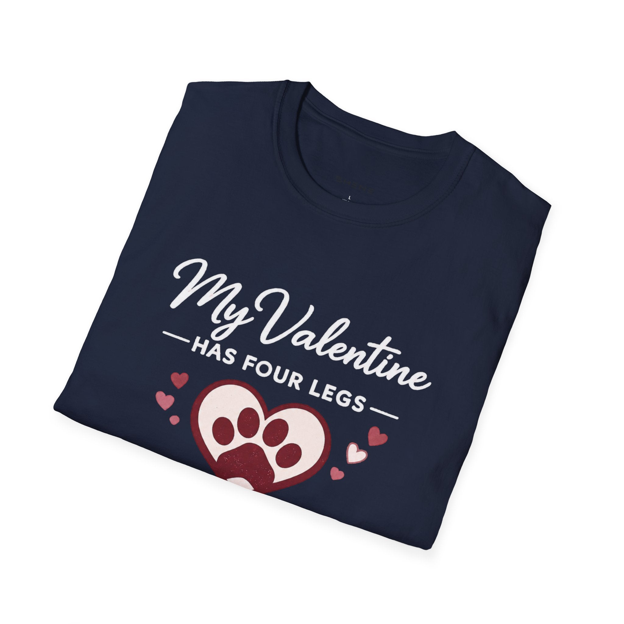 Copy of Unisex Softstyle My valentine has four leg T-Shirt