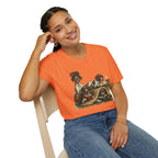 Copy of Copy of Copy of Copy of Unisex Softstyle r Pointer Library Four Dog T-Shirt