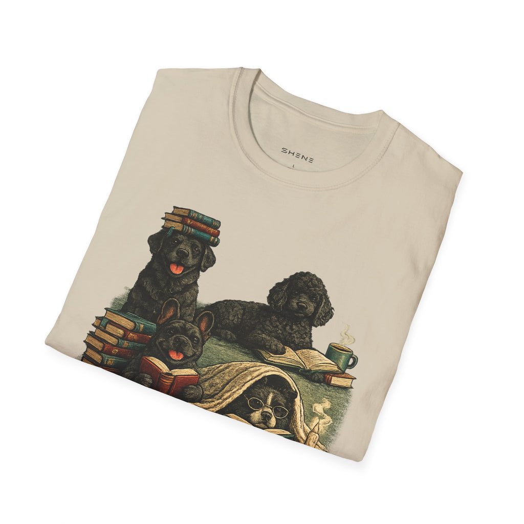 Copy of Unisex Softstyle Black Dog Library T-Shirt
