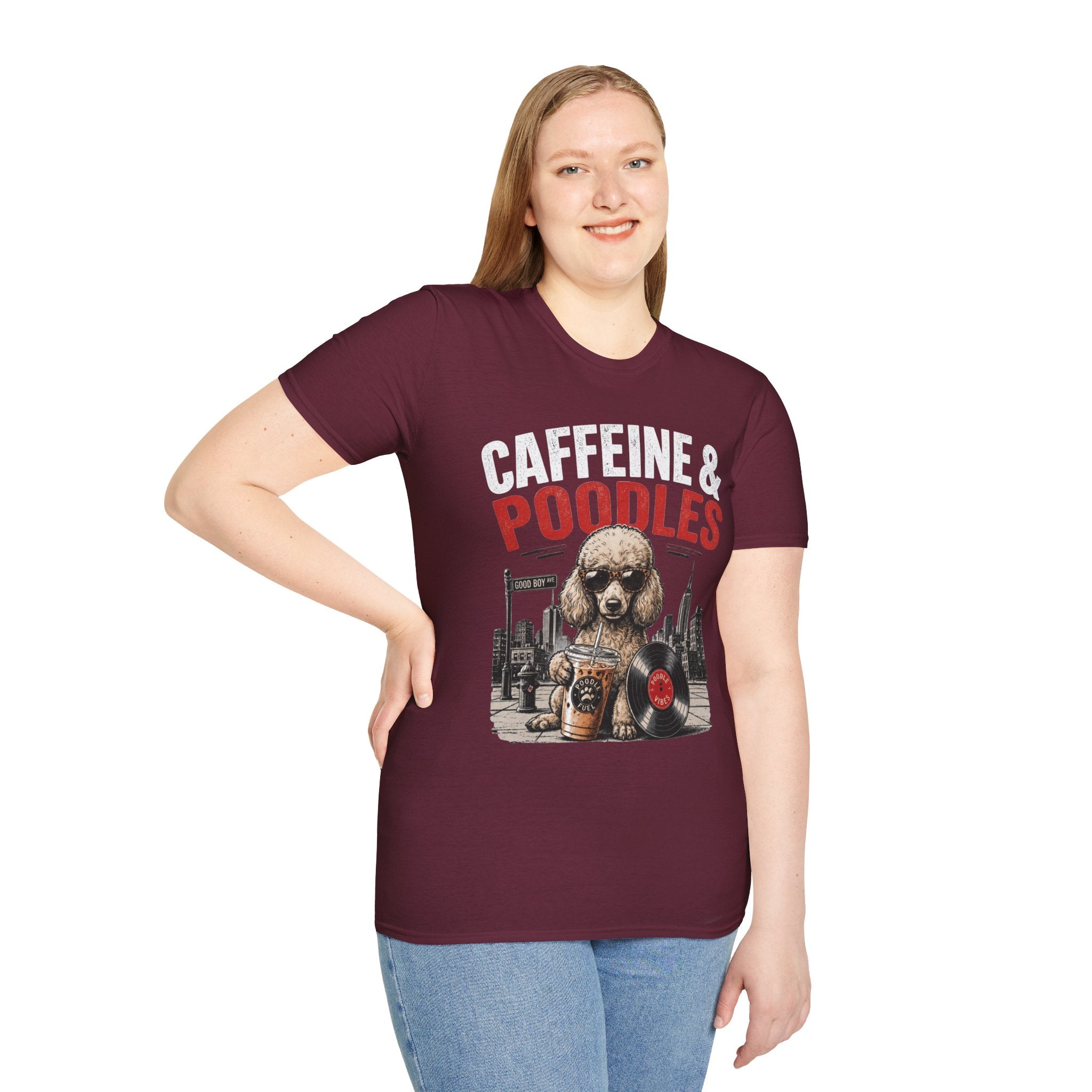Unisex Softstyle Poodle T-Shirt