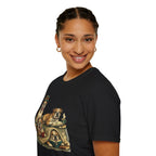 Copy of Copy of Copy of Unisex Softstyle Frenchi Library Four Dog T-Shirt