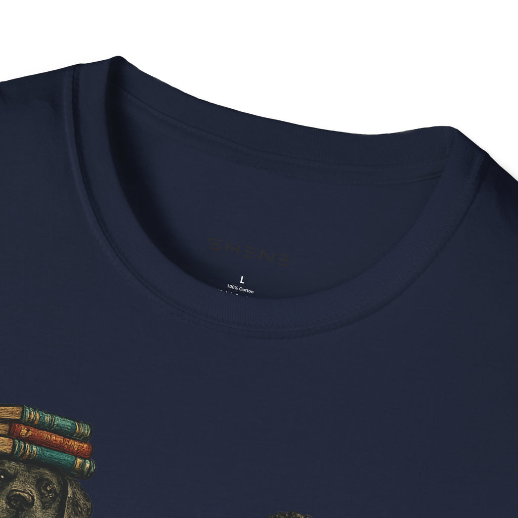 Copy of Unisex Softstyle Black Dog Library T-Shirt
