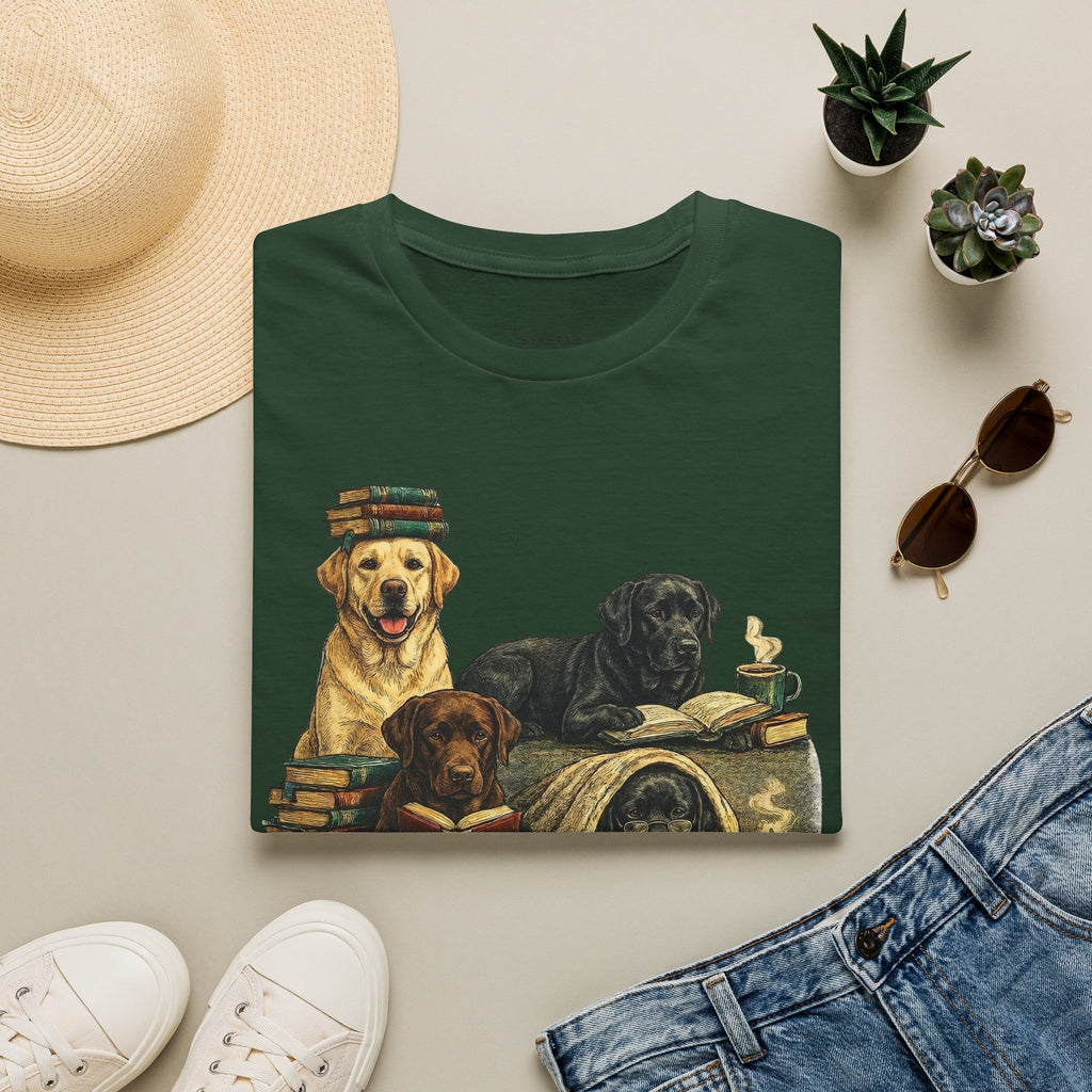 Copy of Unisex Softstyle Labador Library Four Dog T-Shirt