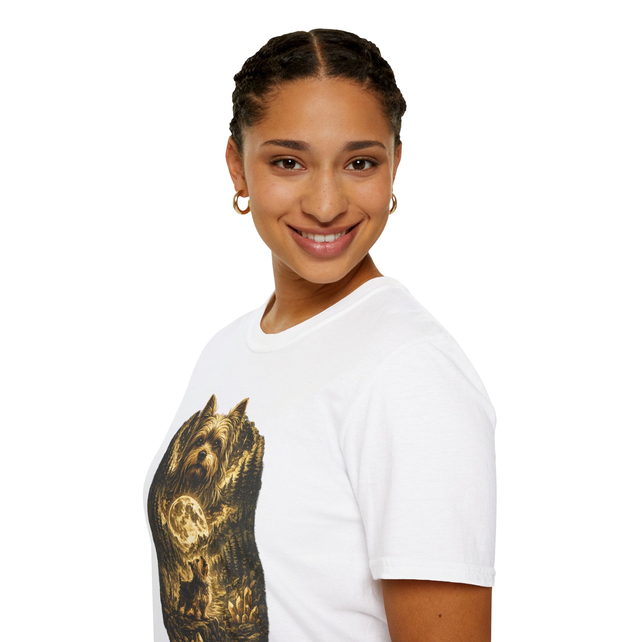 Copy of Unisex Softstyle shit su with moon T-Shirt