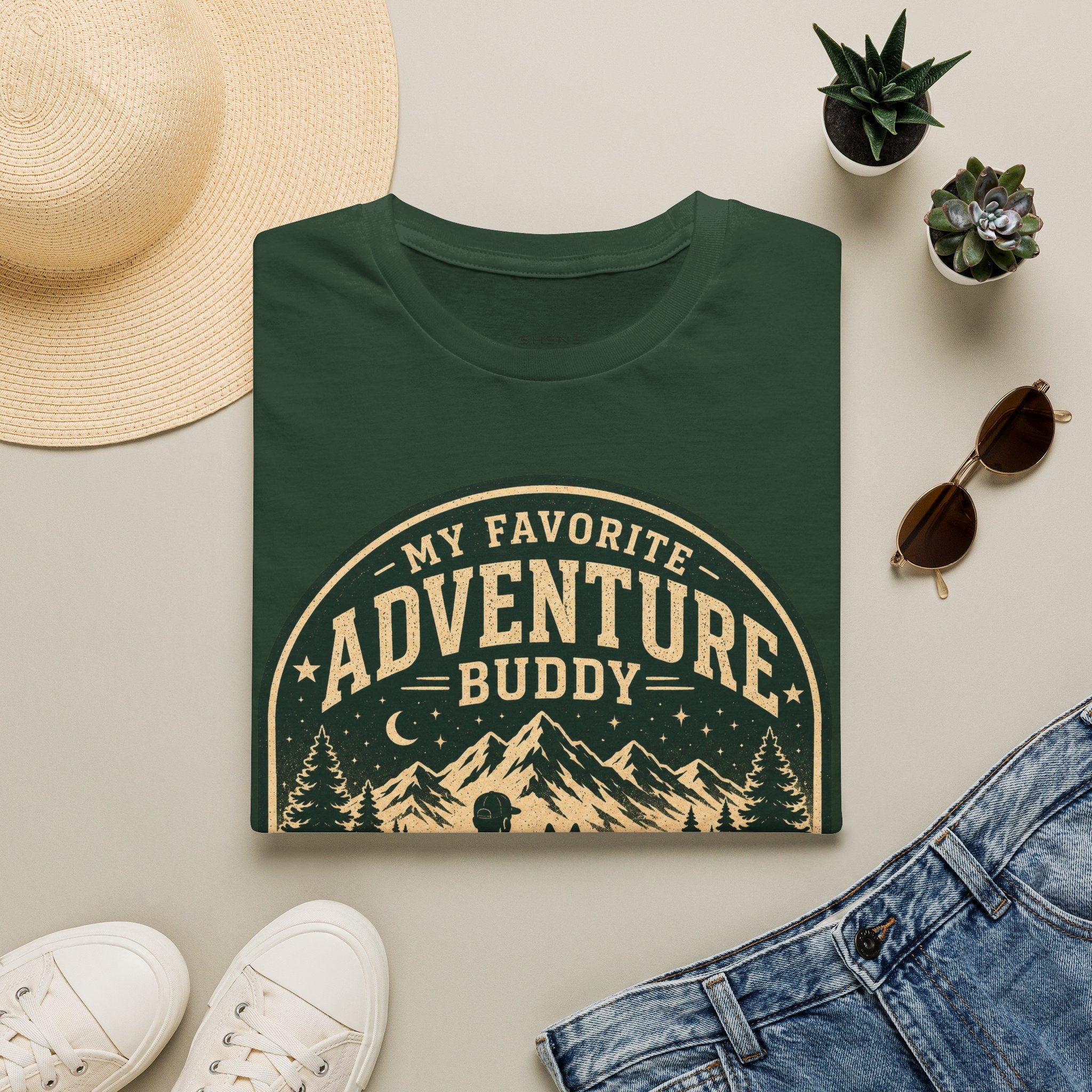 Copy of Unisex Softstyle My Favorite Adventure Has Paws T-Shirt
