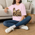 Copy of Copy of Copy of Copy of Unisex Softstyle Beegal Library Four Dog T-Shirt