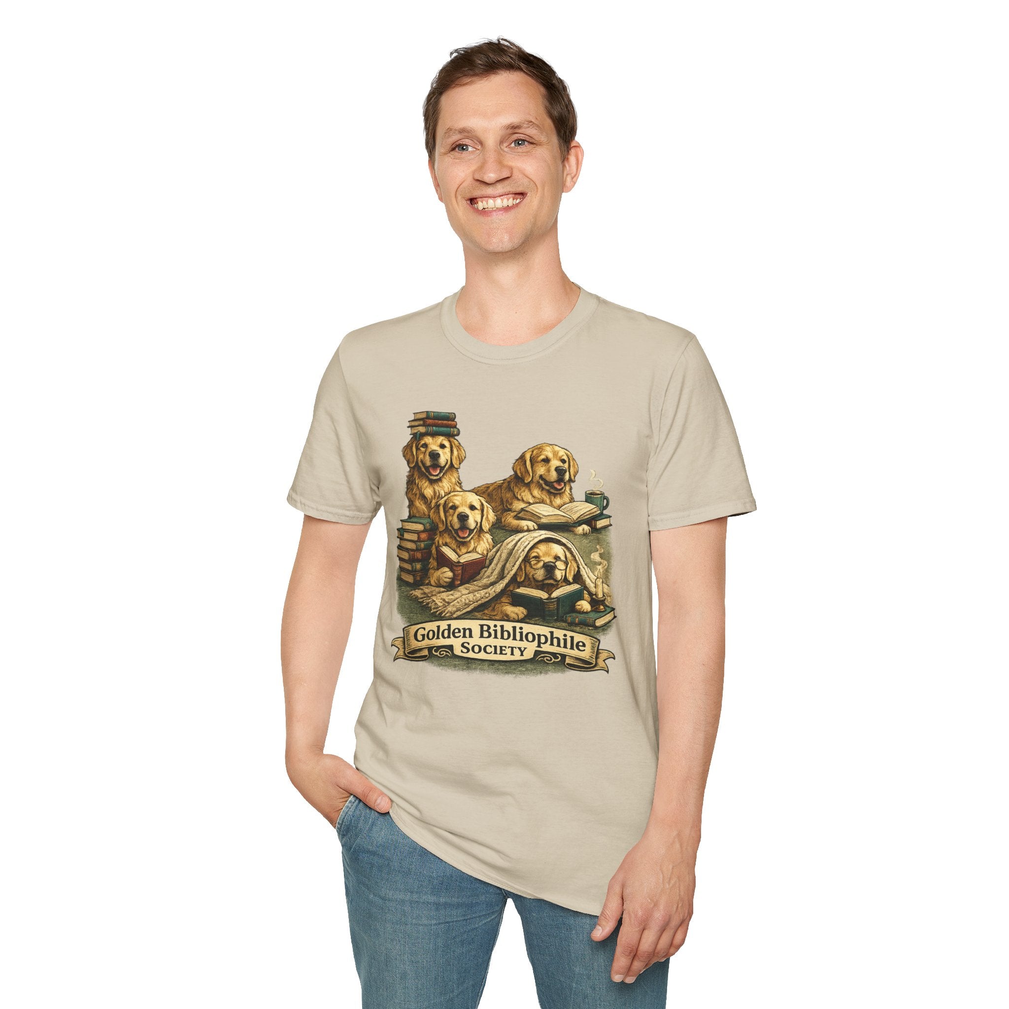 Copy of Unisex Softstyle Golden retriever Society  T-Shirt