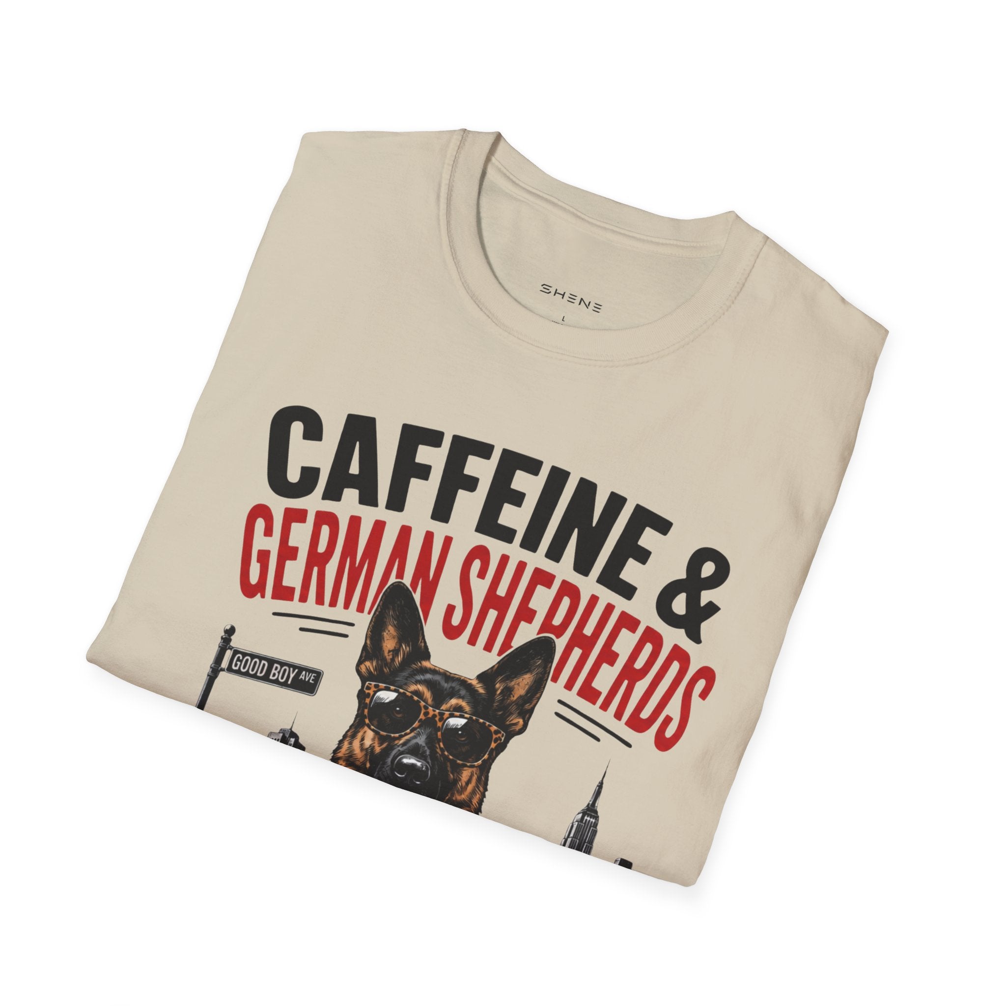 Copy of Unisex Softstyle German Shephed Caffeine Fuel T-Shirt