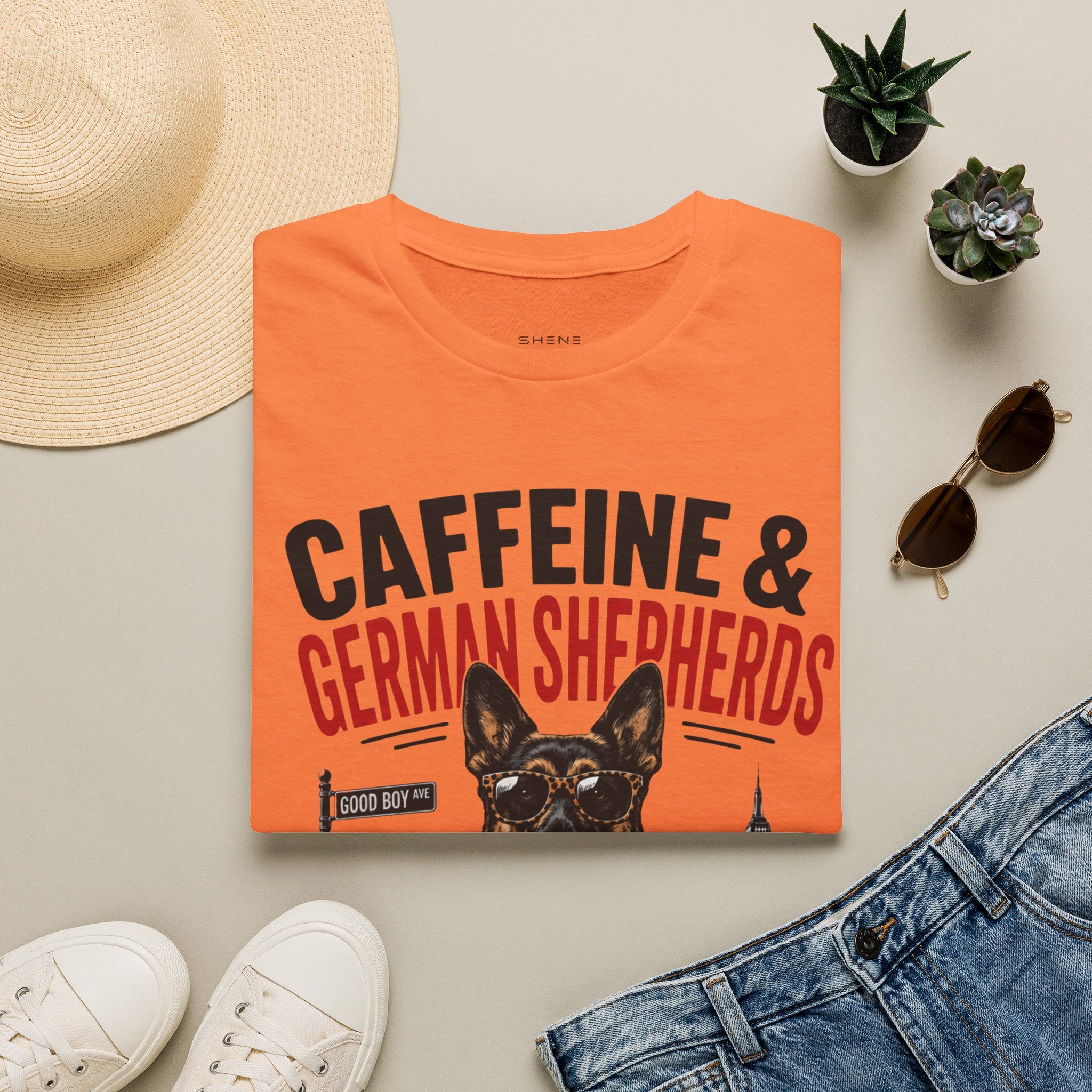 Copy of Unisex Softstyle German Shephed Caffeine Fuel T-Shirt