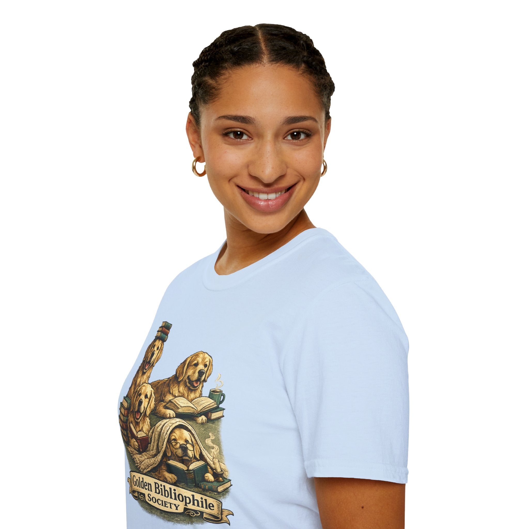 Copy of Unisex Softstyle Golden retriever Society  T-Shirt