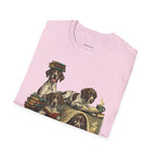Copy of Copy of Copy of Copy of Unisex Softstyle r Pointer Library Four Dog T-Shirt