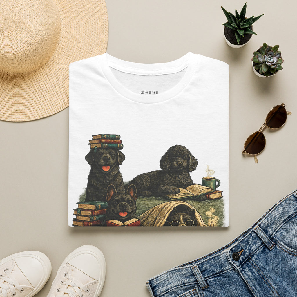Copy of Unisex Softstyle Black Dog Library T-Shirt