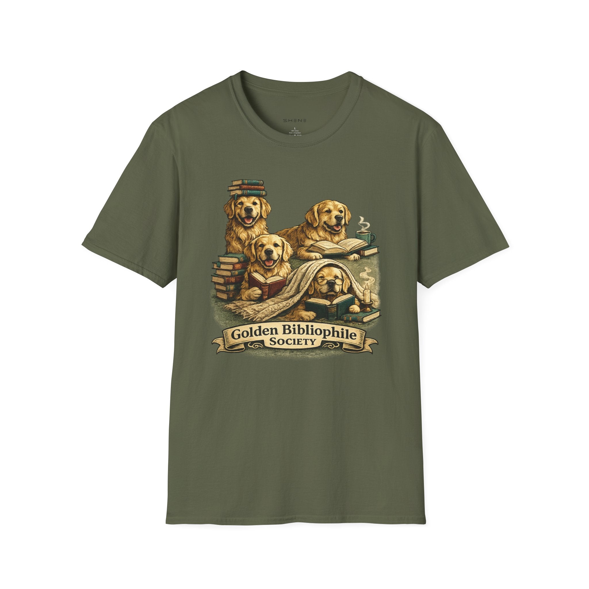 Copy of Unisex Softstyle Golden retriever Society  T-Shirt