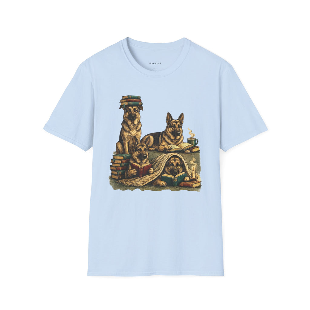 Copy of Unisex Softstyle German Shepherd Library T-Shirt